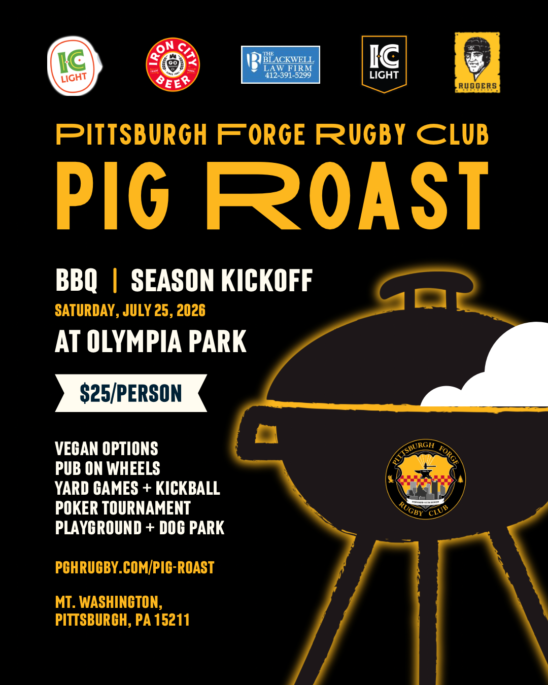 Annual Forge Pig Roast Ticket